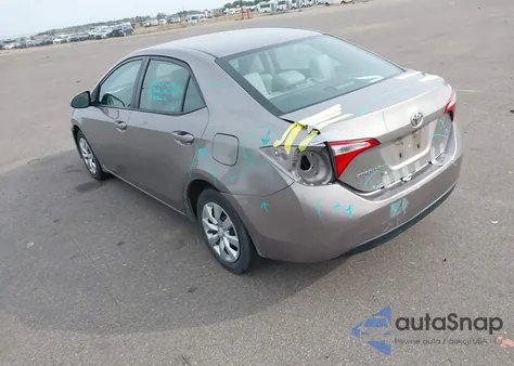 2014 Toyota Corolla Le z USA, uszkodzony, nr VIN 2T1BURHE4EC178833